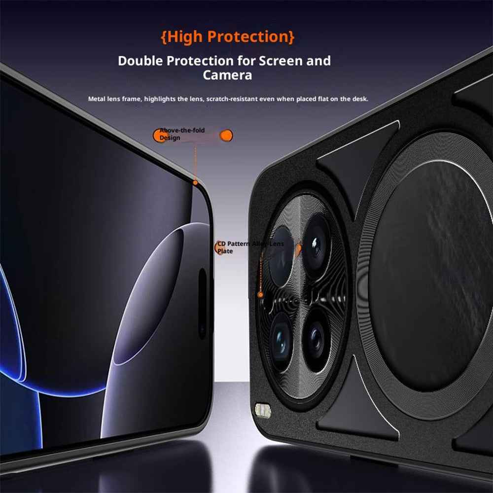 For vivo X300 5G Magnetic Case Hollow Heat Dissipation Silicone + PC + Metal Bumper Phone Cover - Silver