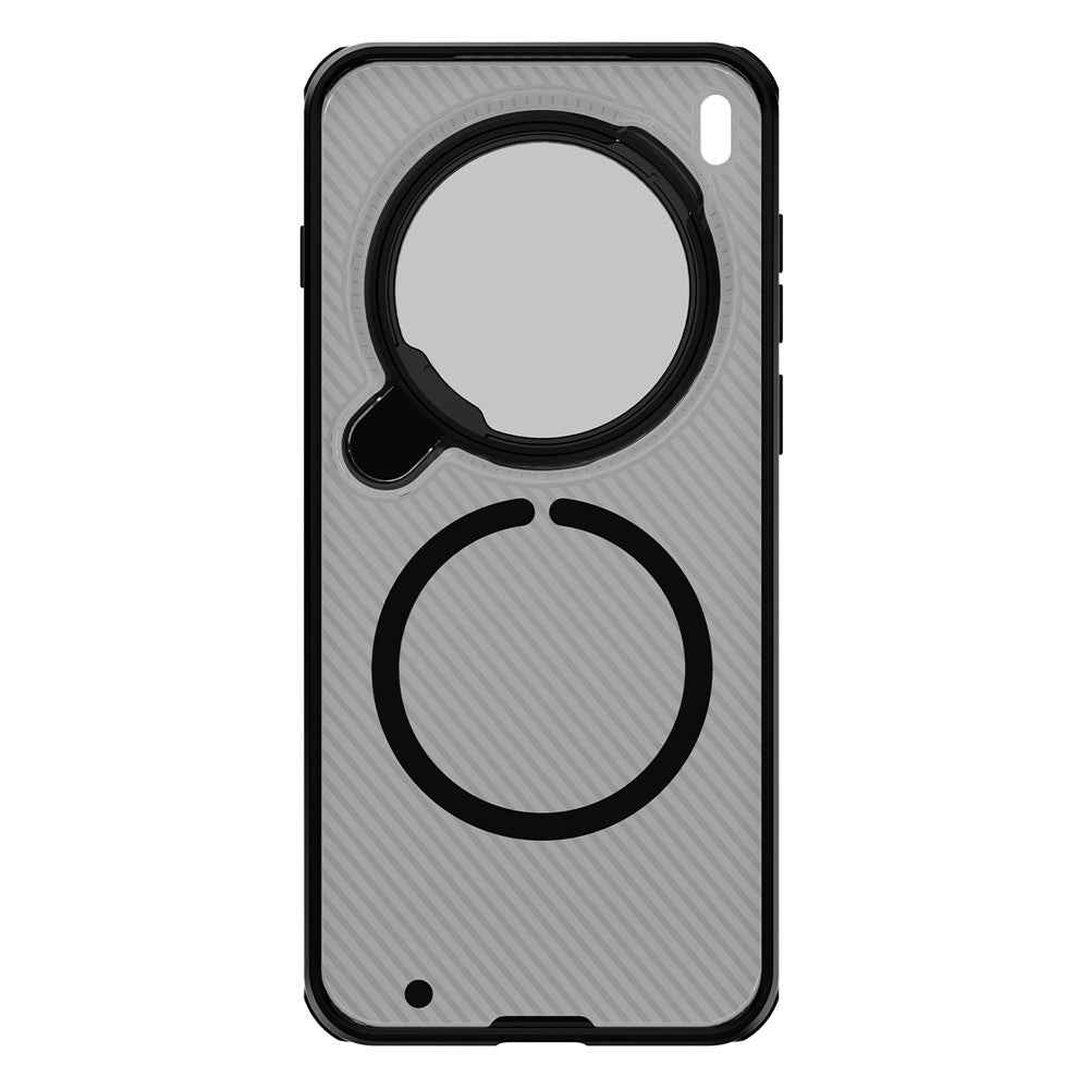 NILLKIN Camshield Prop Magnetic Series for vivo X300 Pro 5G Magnetic Case Clear Lens Lid PC TPU Phone Back Cover - Transparent Black