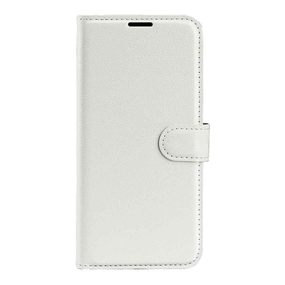 AMORUS For Xiaomi 17 Pro Wallet Case Litchi Texture Shockproof Leather Flip Stand Phone Cover - White