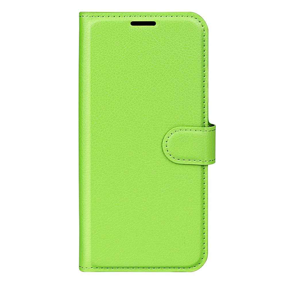 AMORUS For Xiaomi 17 Pro Wallet Case Litchi Texture Shockproof Leather Flip Stand Phone Cover - Green