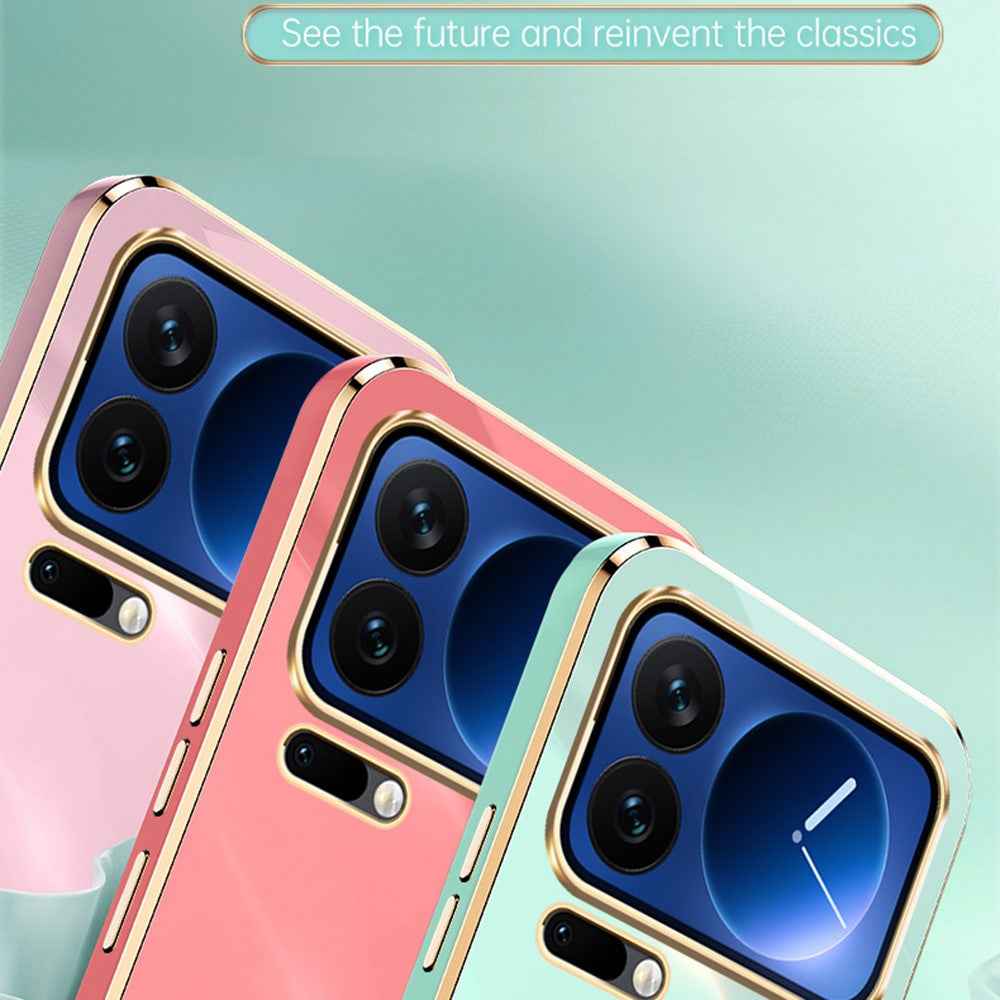 Bulk Purchasing XINLI For Xiaomi 17 Pro Case Ring Kickstand Electroplating TPU Phone Cover - White
