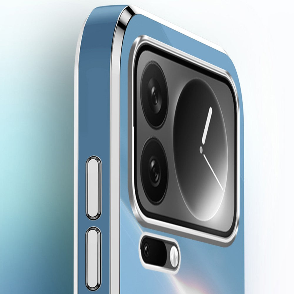 Bulk Purchasing XINLI For Xiaomi 17 Pro Max Case Ring Kickstand Electroplating TPU Phone Cover - White