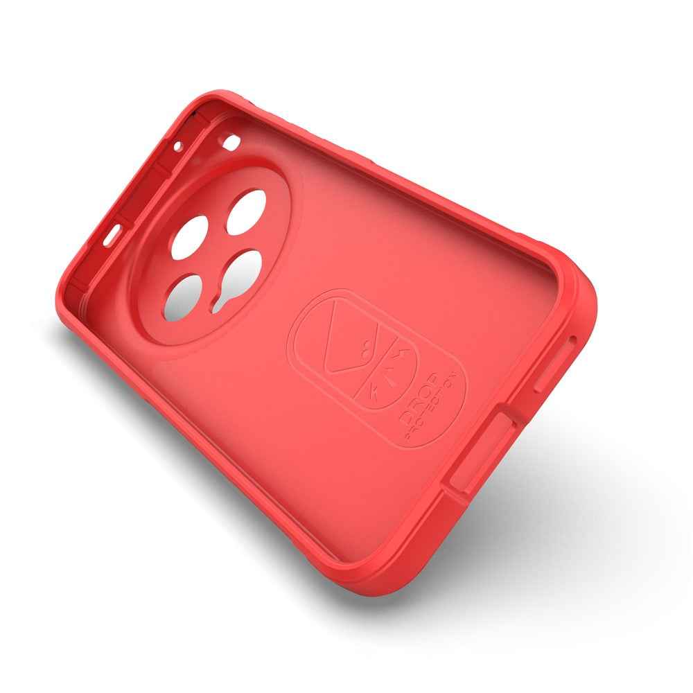 For vivo X300 5G Case Anti-Drop Soft TPU Rugged Phone Back Cover - Red