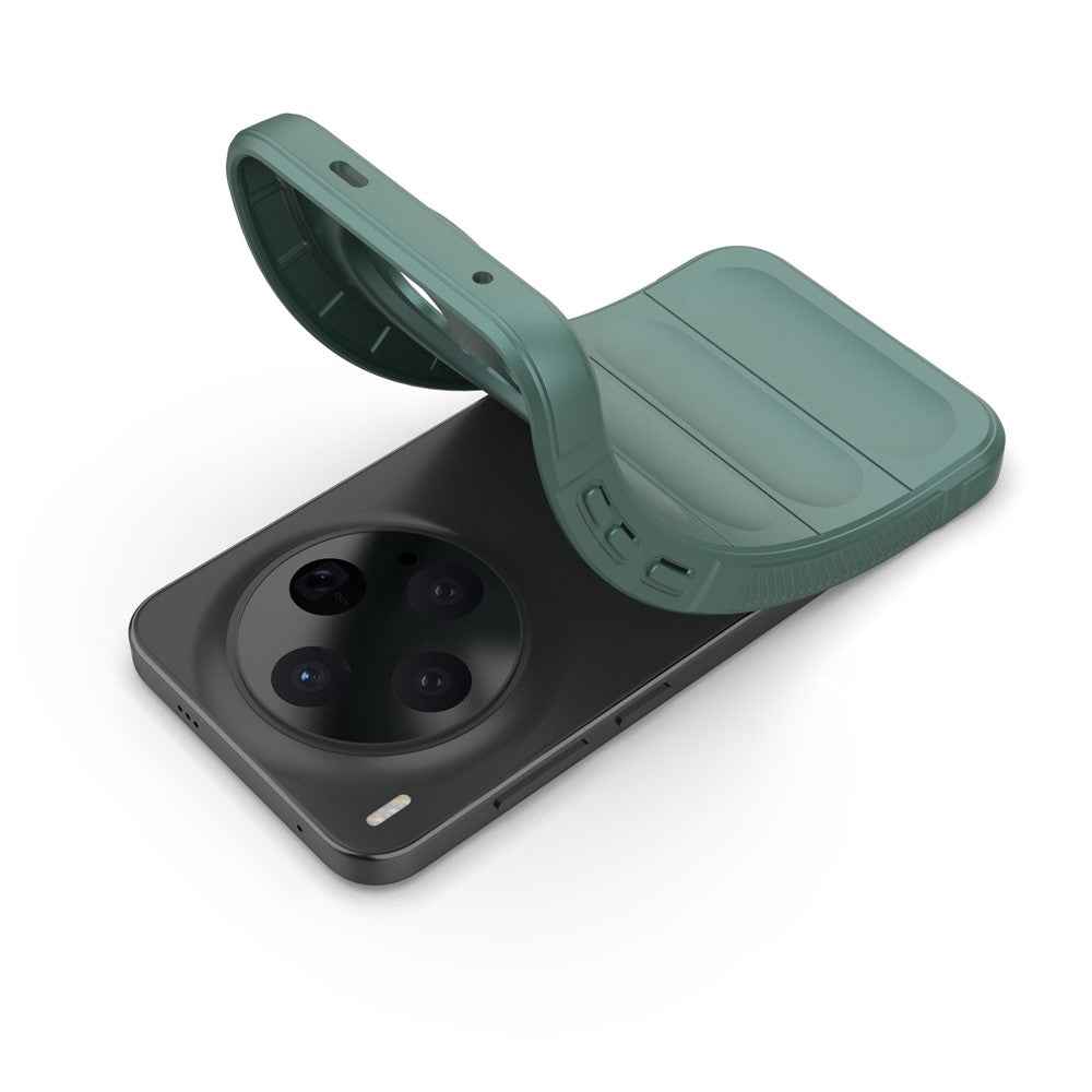 For vivo X300 5G Case Anti-Drop Soft TPU Rugged Phone Back Cover - Green