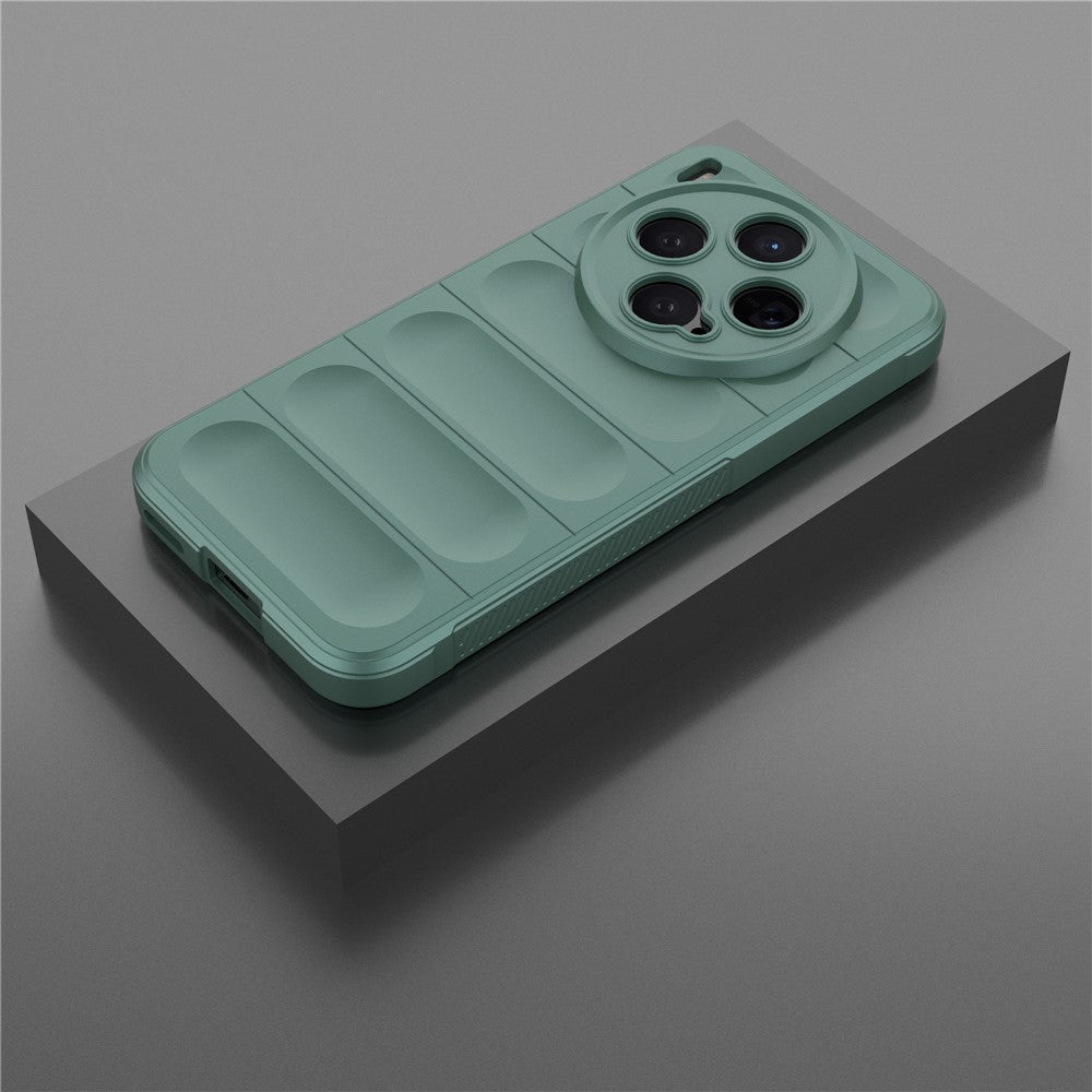 For vivo X300 5G Case Anti-Drop Soft TPU Rugged Phone Back Cover - Green