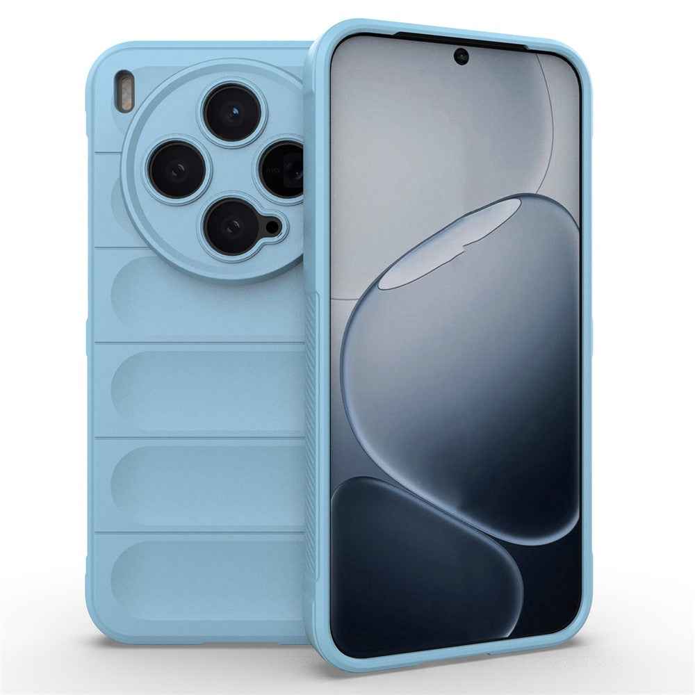 For vivo X300 5G Case Anti-Drop Soft TPU Rugged Phone Back Cover - Baby Blue