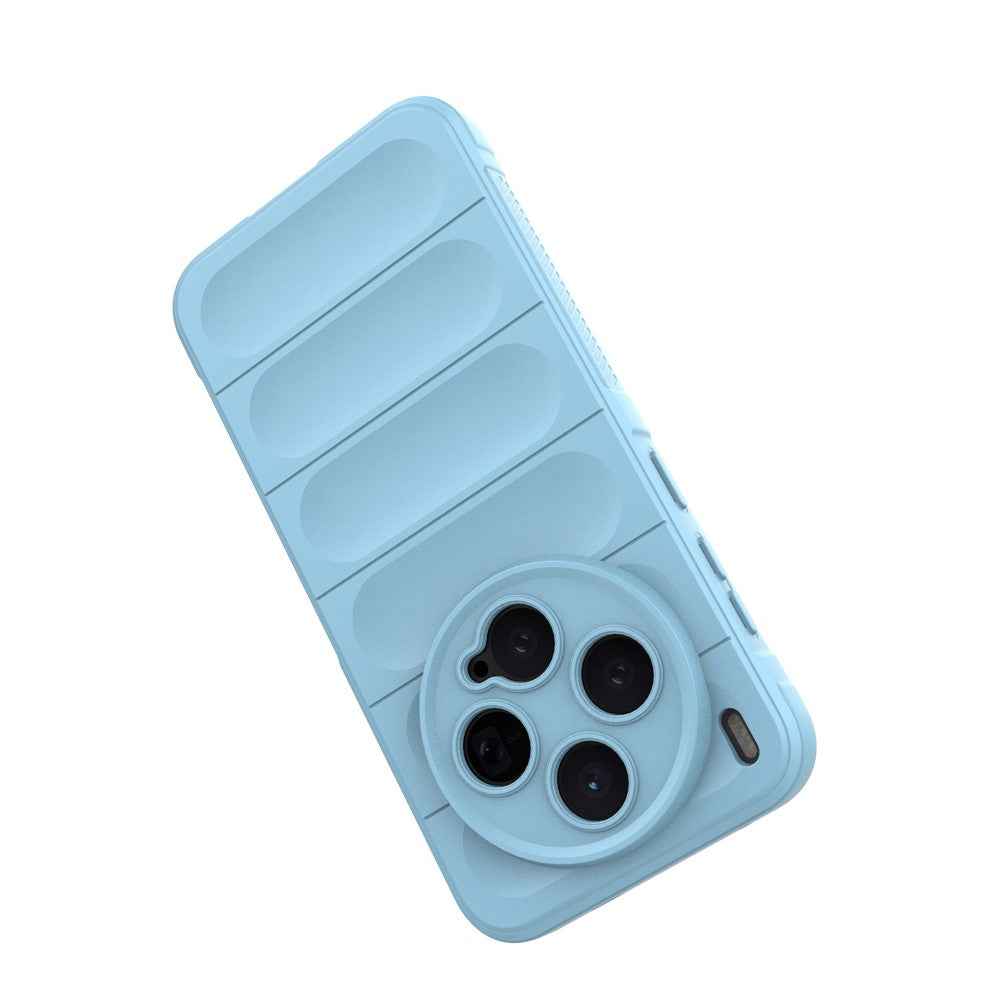 For vivo X300 5G Case Anti-Drop Soft TPU Rugged Phone Back Cover - Baby Blue