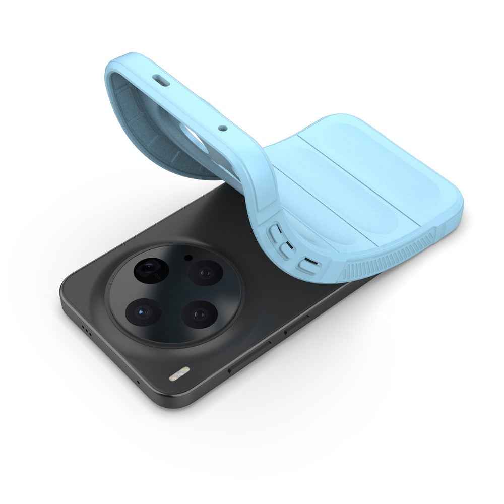 For vivo X300 5G Case Anti-Drop Soft TPU Rugged Phone Back Cover - Baby Blue