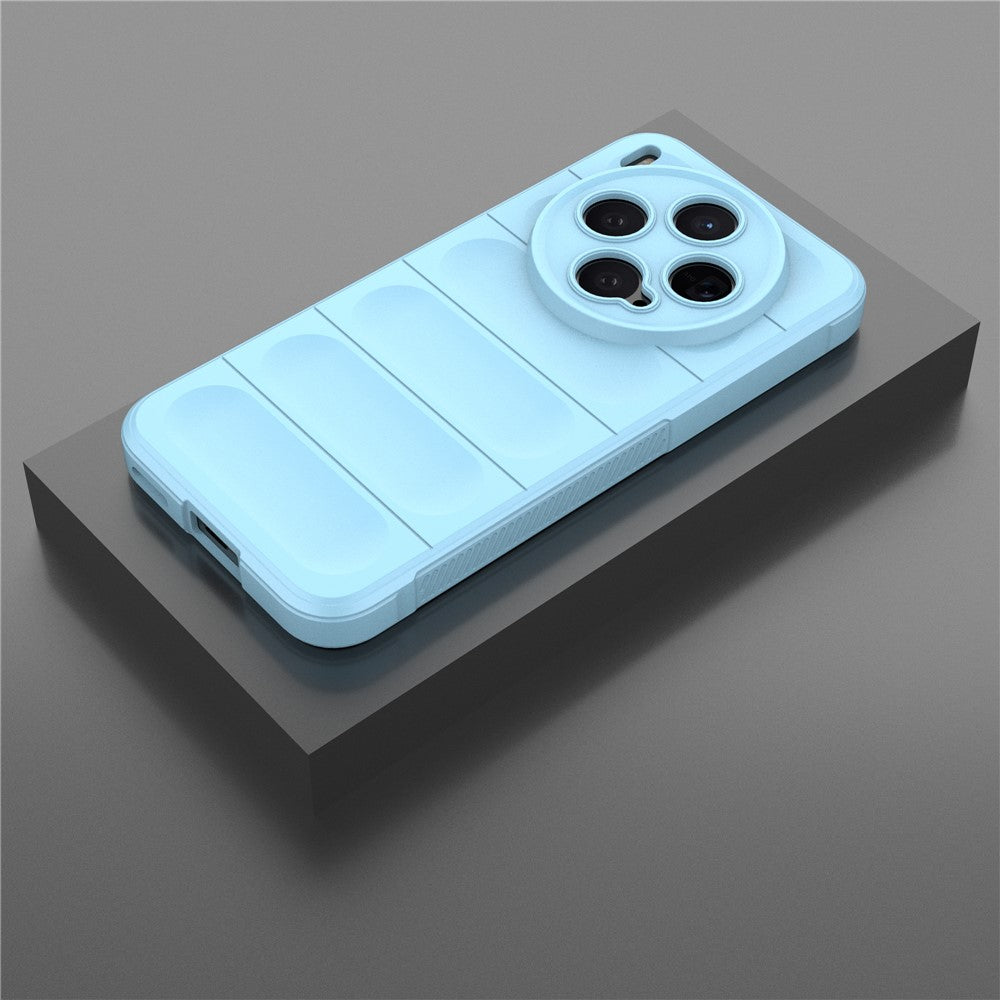 For vivo X300 5G Case Anti-Drop Soft TPU Rugged Phone Back Cover - Baby Blue