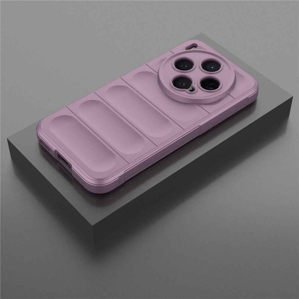 For vivo X300 5G Case Anti-Drop Soft TPU Rugged Phone Back Cover - Light Purple