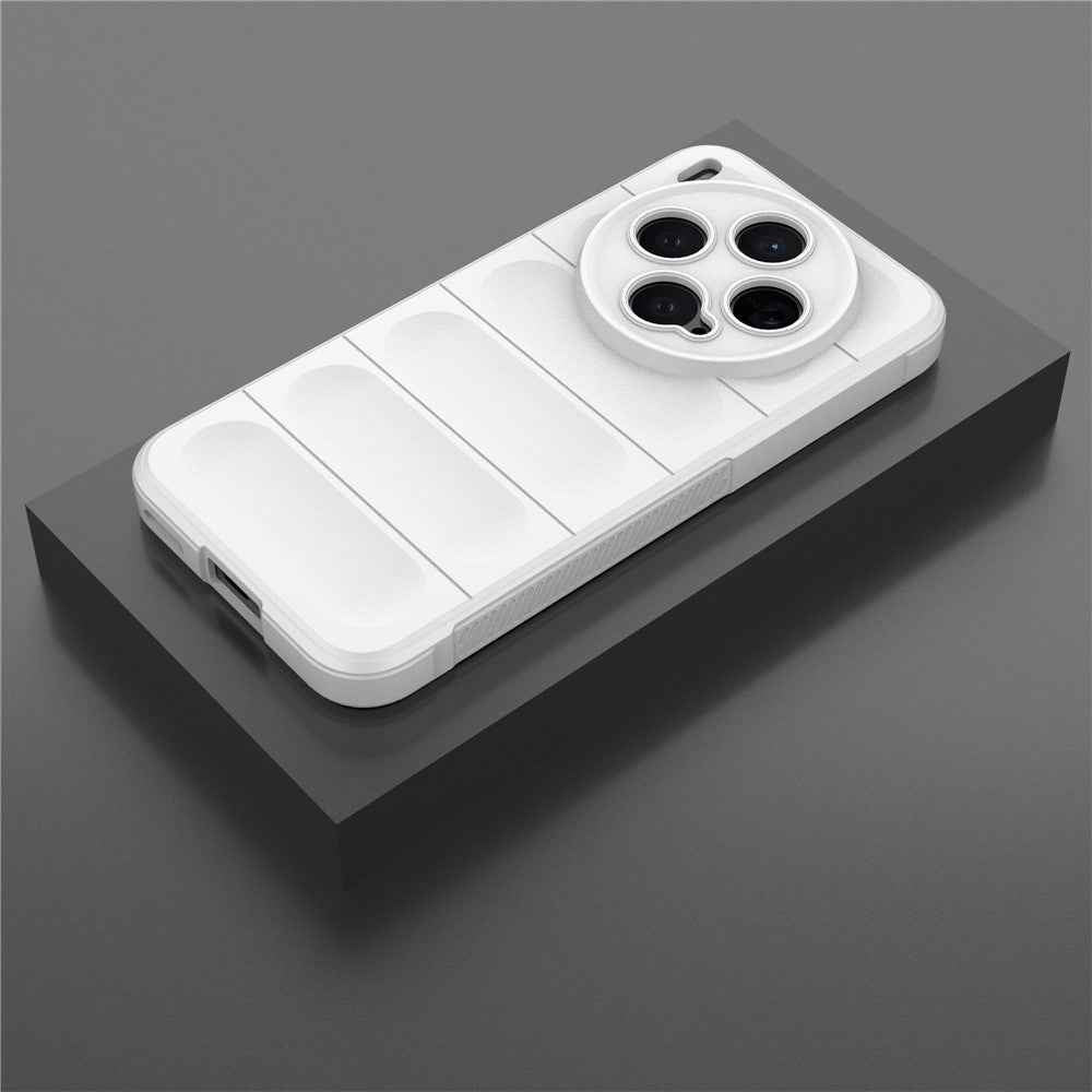 For vivo X300 5G Case Anti-Drop Soft TPU Rugged Phone Back Cover - White