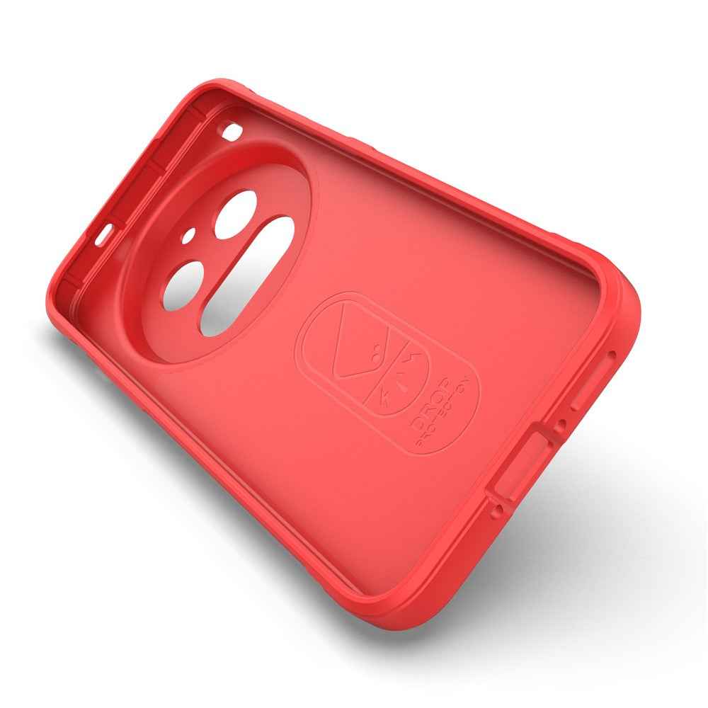 For vivo X300 Pro 5G Case Anti-Drop Soft TPU Rugged Phone Back Cover - Red