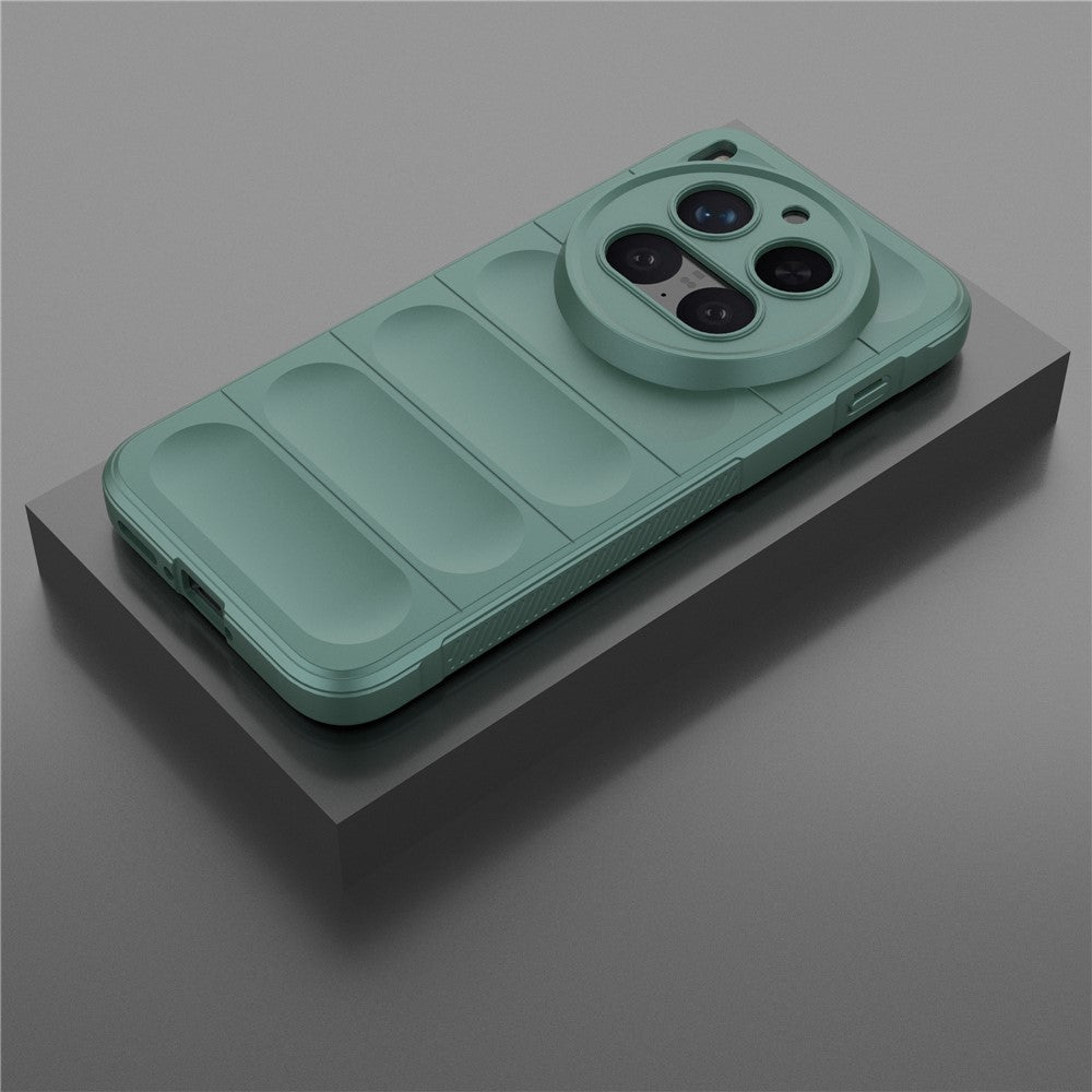 For vivo X300 Pro 5G Case Anti-Drop Soft TPU Rugged Phone Back Cover - Green