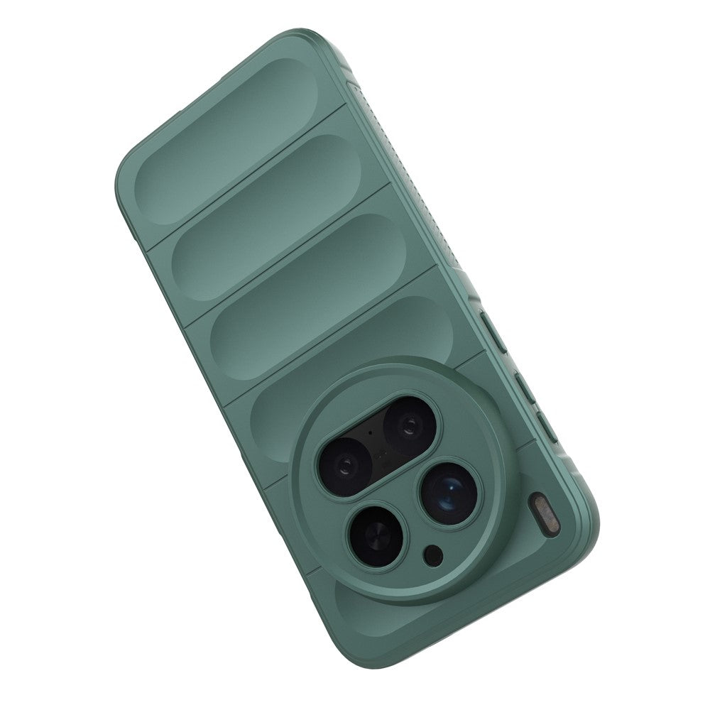 For vivo X300 Pro 5G Case Anti-Drop Soft TPU Rugged Phone Back Cover - White