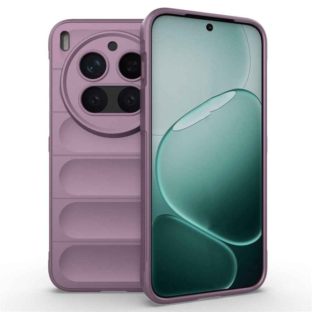 For vivo X300 Pro 5G Case Anti-Drop Soft TPU Rugged Phone Back Cover - Light Purple