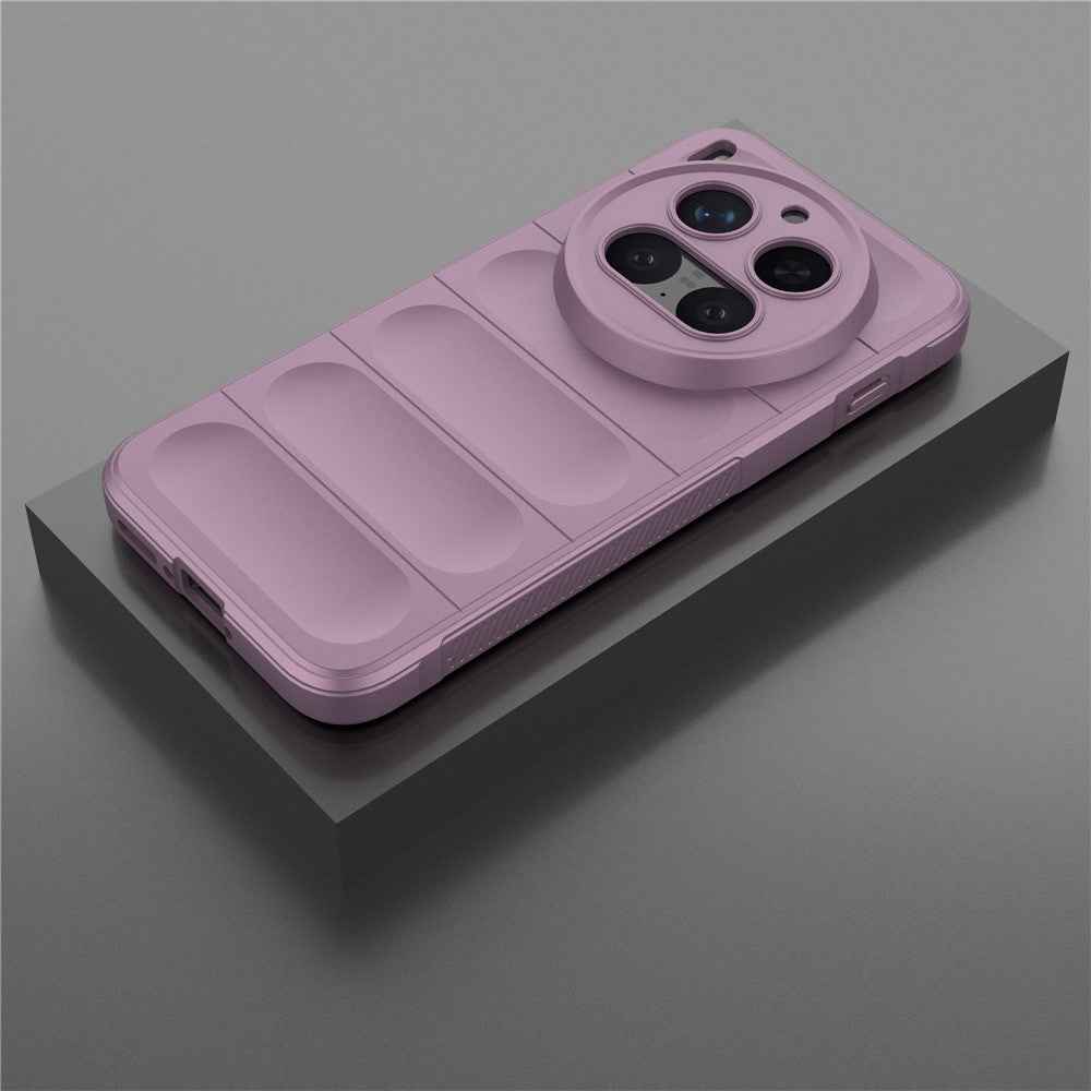 For vivo X300 Pro 5G Case Anti-Drop Soft TPU Rugged Phone Back Cover - Light Purple