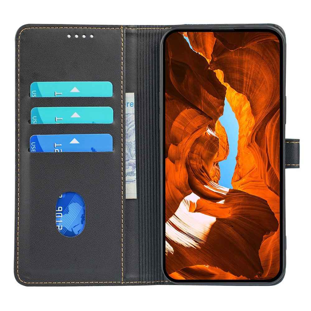 For Xiaomi 17 Pro Case Magnetic Clasp Four Leaf Clover Leather Phone Cover - Black