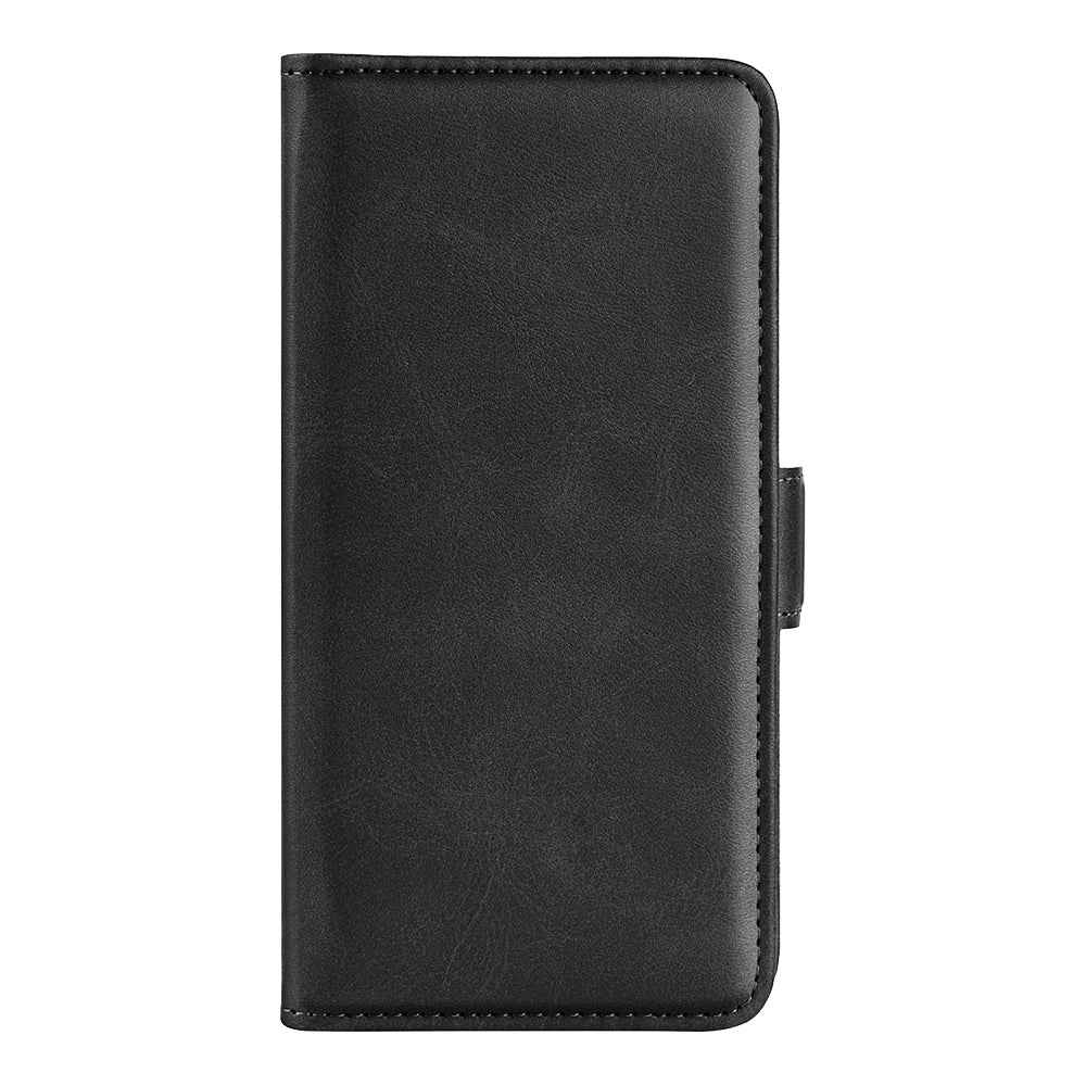For Xiaomi 17 Pro Case Calf Texture Leather Wallet Phone Cover - Black