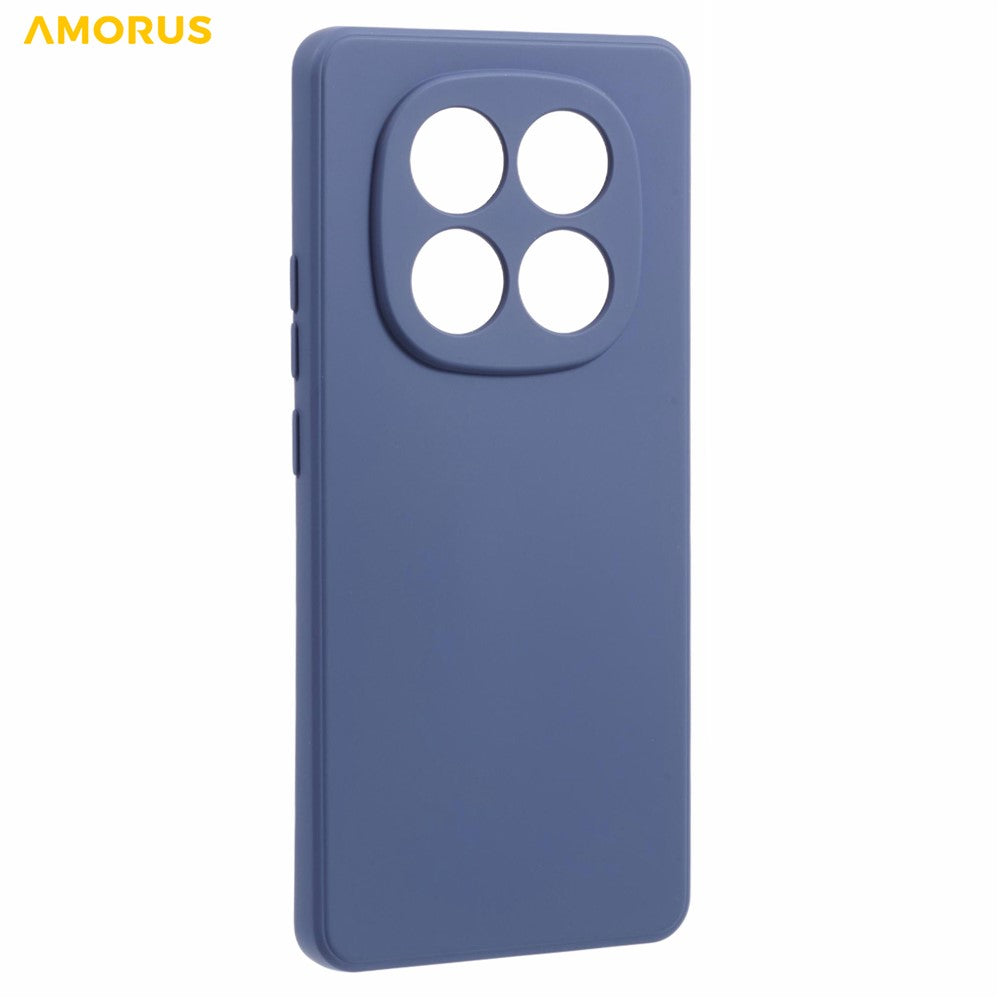 AMORUS For Xiaomi Redmi Note 15 Pro 5G (Global) Case Precise Cutouts TPU Fiber Lining Shockproof Phone Cover - Lavender Grey