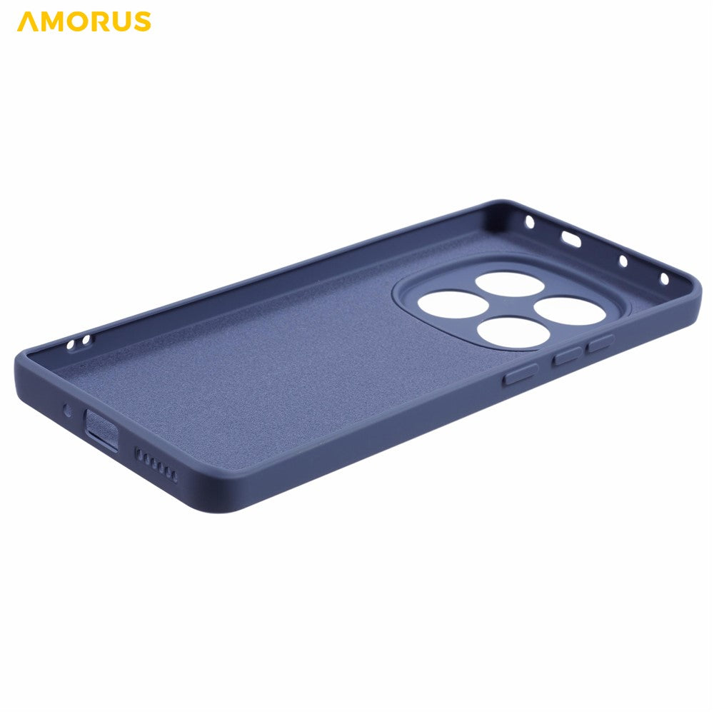 AMORUS For Xiaomi Redmi Note 15 Pro 5G (Global) Case Precise Cutouts TPU Fiber Lining Shockproof Phone Cover - Lavender Grey