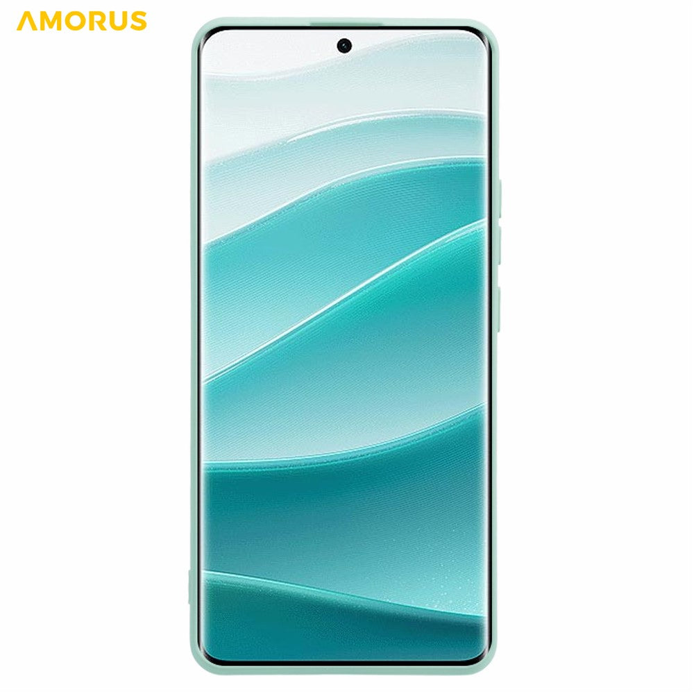 AMORUS For Xiaomi Poco M8 Pro 5G / Redmi Note 15 Pro+ 5G (Global) Case Precise Cutouts TPU Fiber Lining Shockproof Phone Cover - Baby Blue