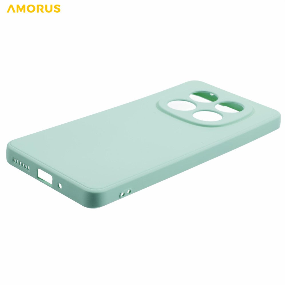 AMORUS For Xiaomi Poco M8 Pro 5G / Redmi Note 15 Pro+ 5G (Global) Case Precise Cutouts TPU Fiber Lining Shockproof Phone Cover - Baby Blue