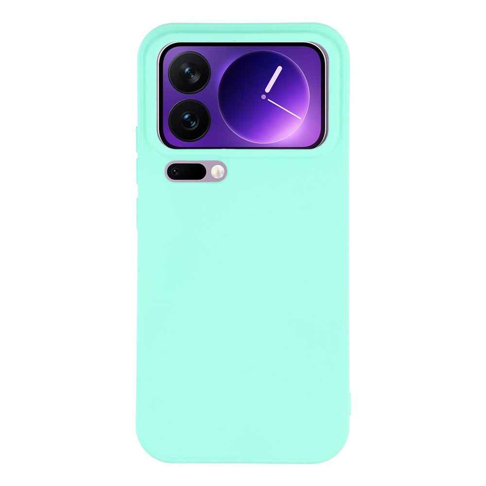 AMORUS For Xiaomi 17 Pro Case Precise Cutouts TPU Fiber Lining Shockproof Phone Cover - Baby Blue