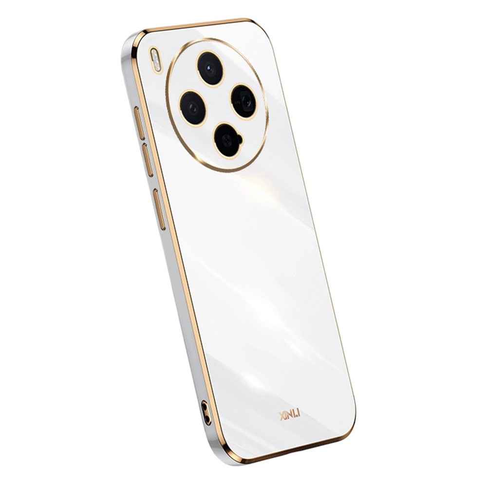 Bulk Purchasing XINLI For vivo X300 5G Case TPU Phone Cover with Electroplating Frame - White
