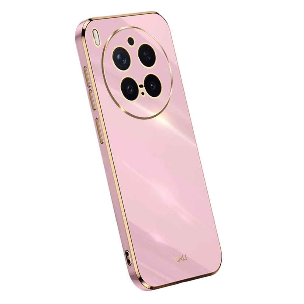 Bulk Purchasing XINLI For vivo X300 Pro 5G Case TPU Phone Cover with Electroplating Frame - Purple