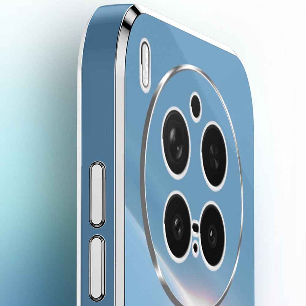 Bulk Purchasing XINLI For vivo X300 Pro 5G Case TPU Phone Cover with Electroplating Frame - Blue