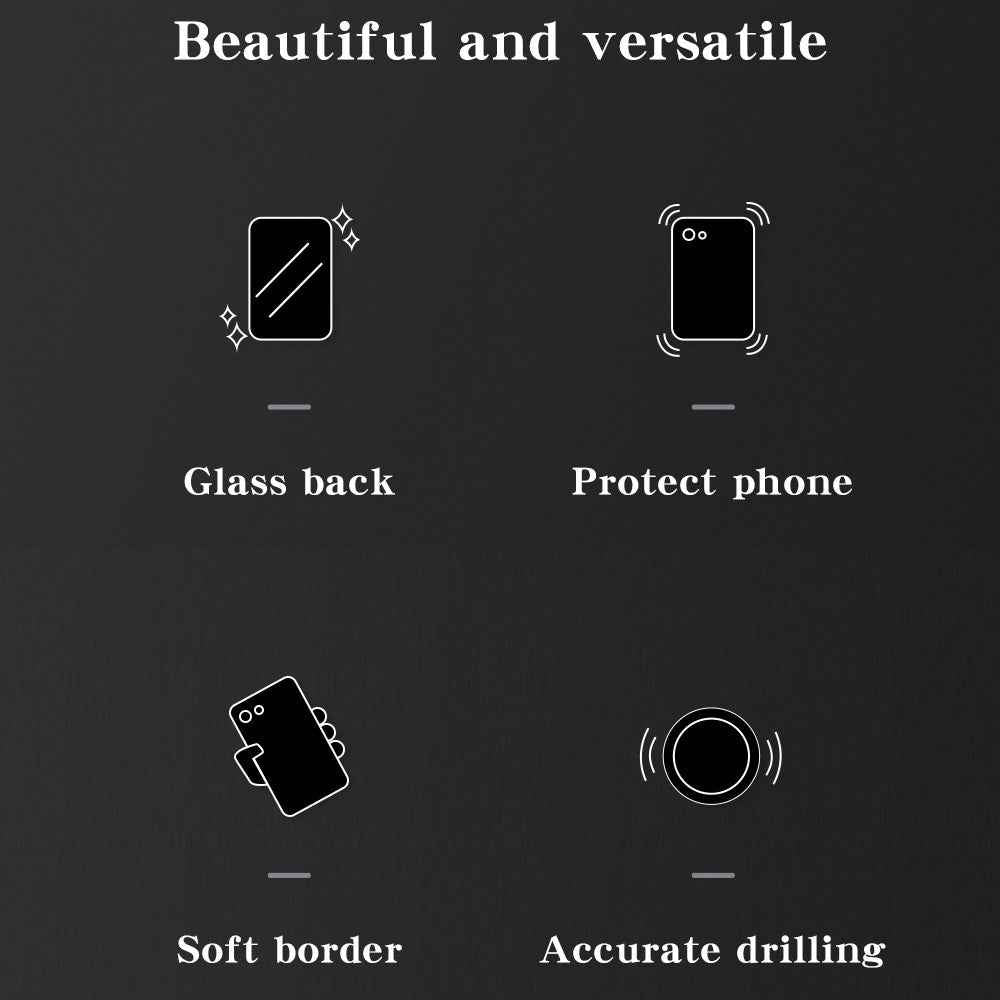 For Xiaomi 17 Pro Case Marble Pattern Tempered Glass + PC + TPU Protective Phone Cover - White Marble