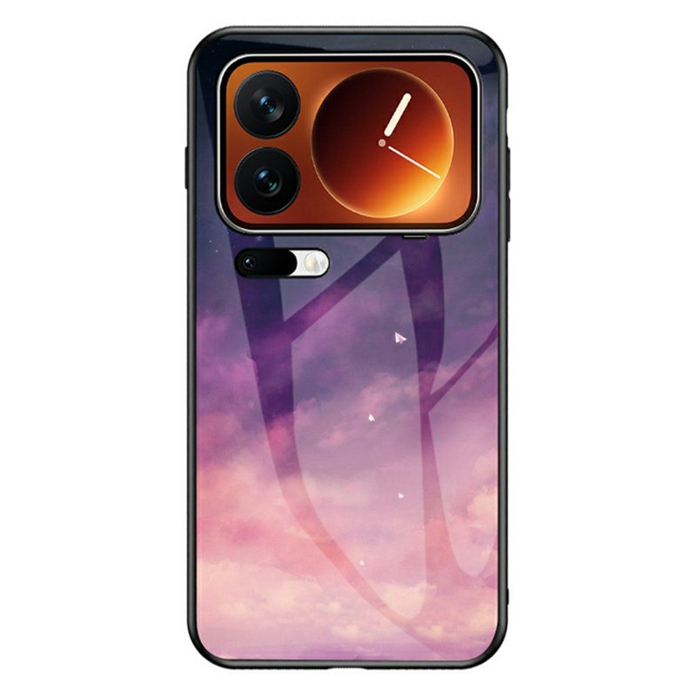 For Xiaomi 17 Pro Max Case Starry Sky Pattern Tempered Glass Phone Cover - Dream Starry Sky