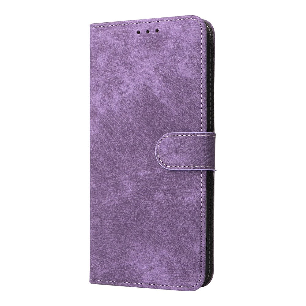 For vivo X300 Pro 5G Case Wallet RFID Blocking PU Leather Phone Cover Stand with Strap - Purple