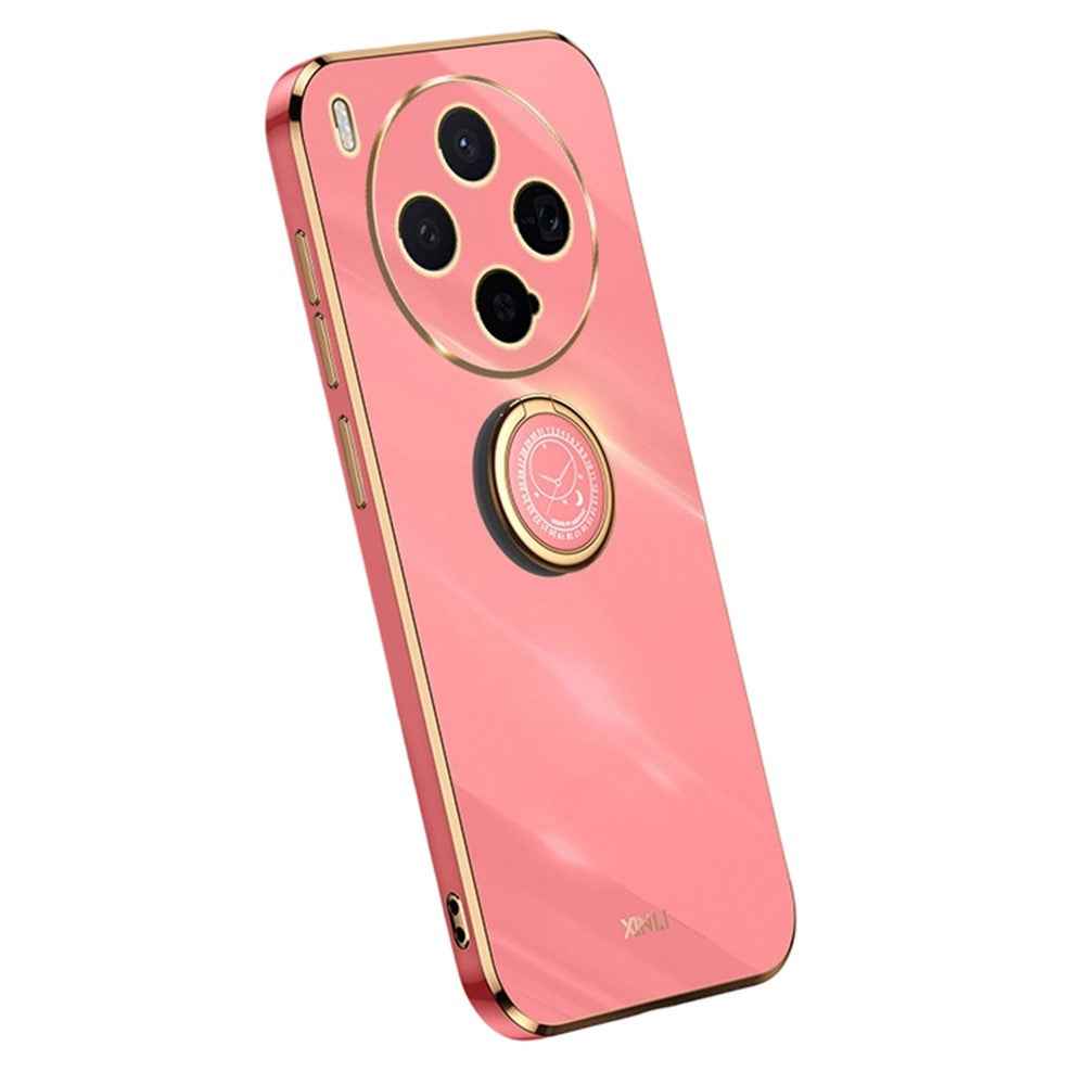 Bulk Purchasing XINLI For vivo X300 5G Case Ring Kickstand Electroplating TPU Phone Cover - Red