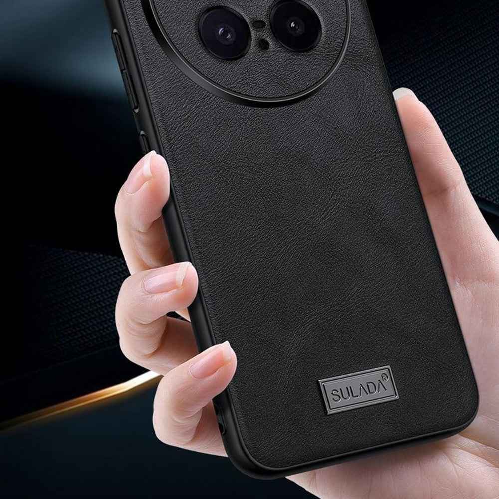 SULADA For vivo X300 Pro 5G Case PU Leather + TPU + PC Back Phone Cover - Brown