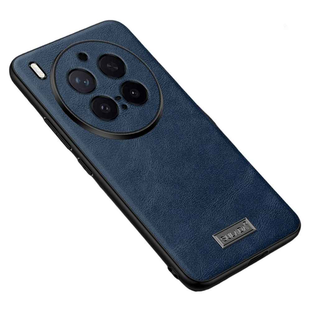 SULADA For vivo X300 Pro 5G Case PU Leather + TPU + PC Back Phone Cover - Blue