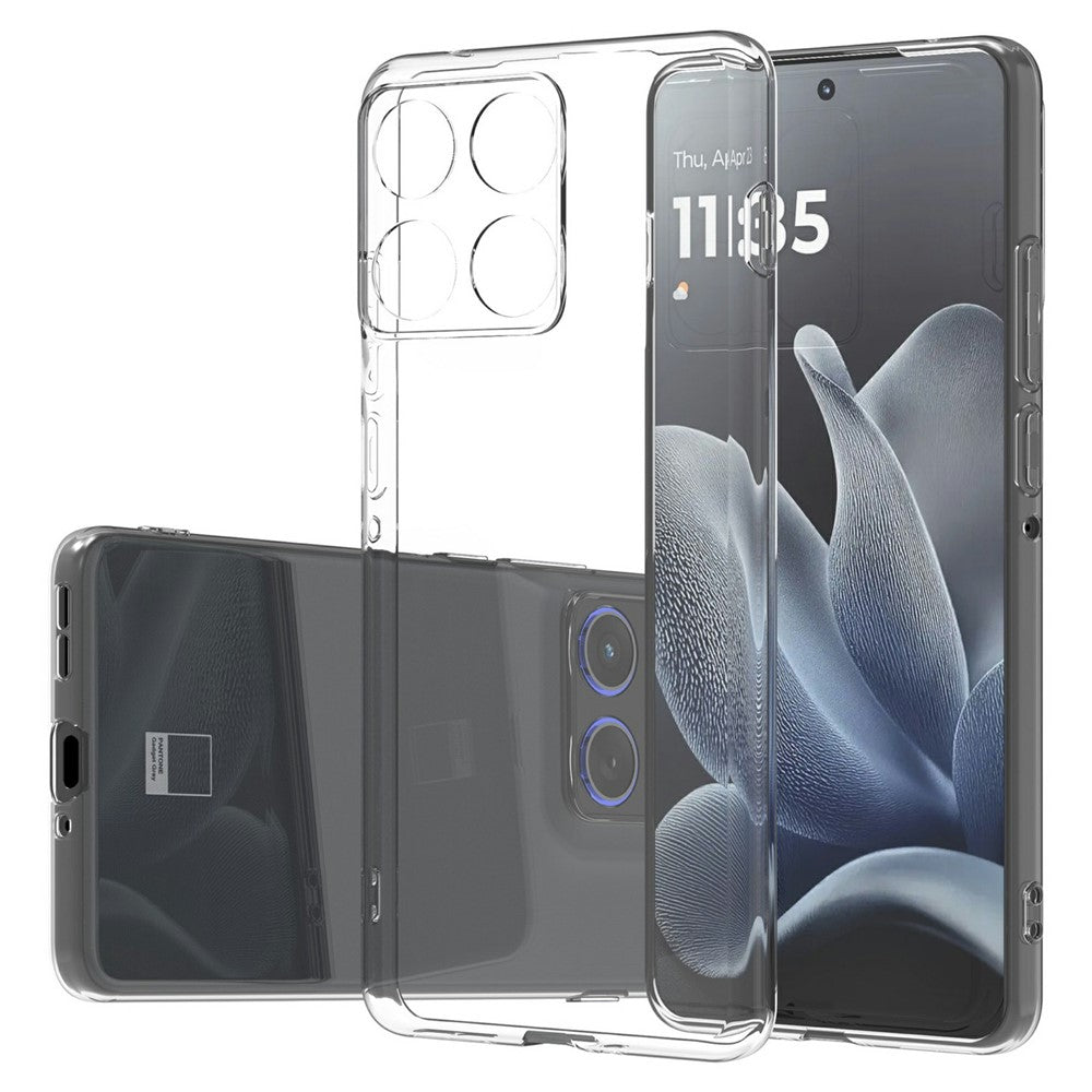 For Motorola Edge 70 5G Back Cover Ultra Thin Flexible TPU Clear Phone Case