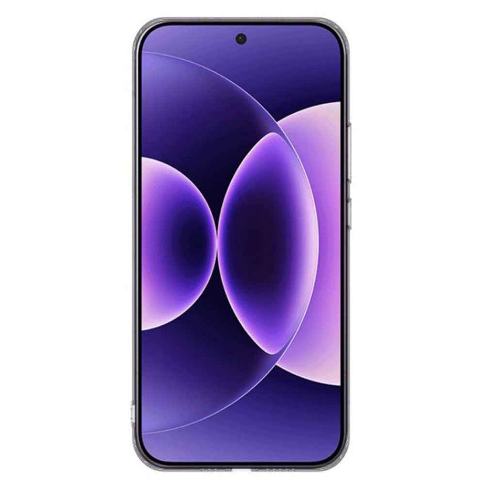 WANLONFENG YJ1 Series For Xiaomi 17 Pro Case Big Lens Hole 1.5mm Rounded Edge Clear TPU Phone Cover with 2 Screen Films