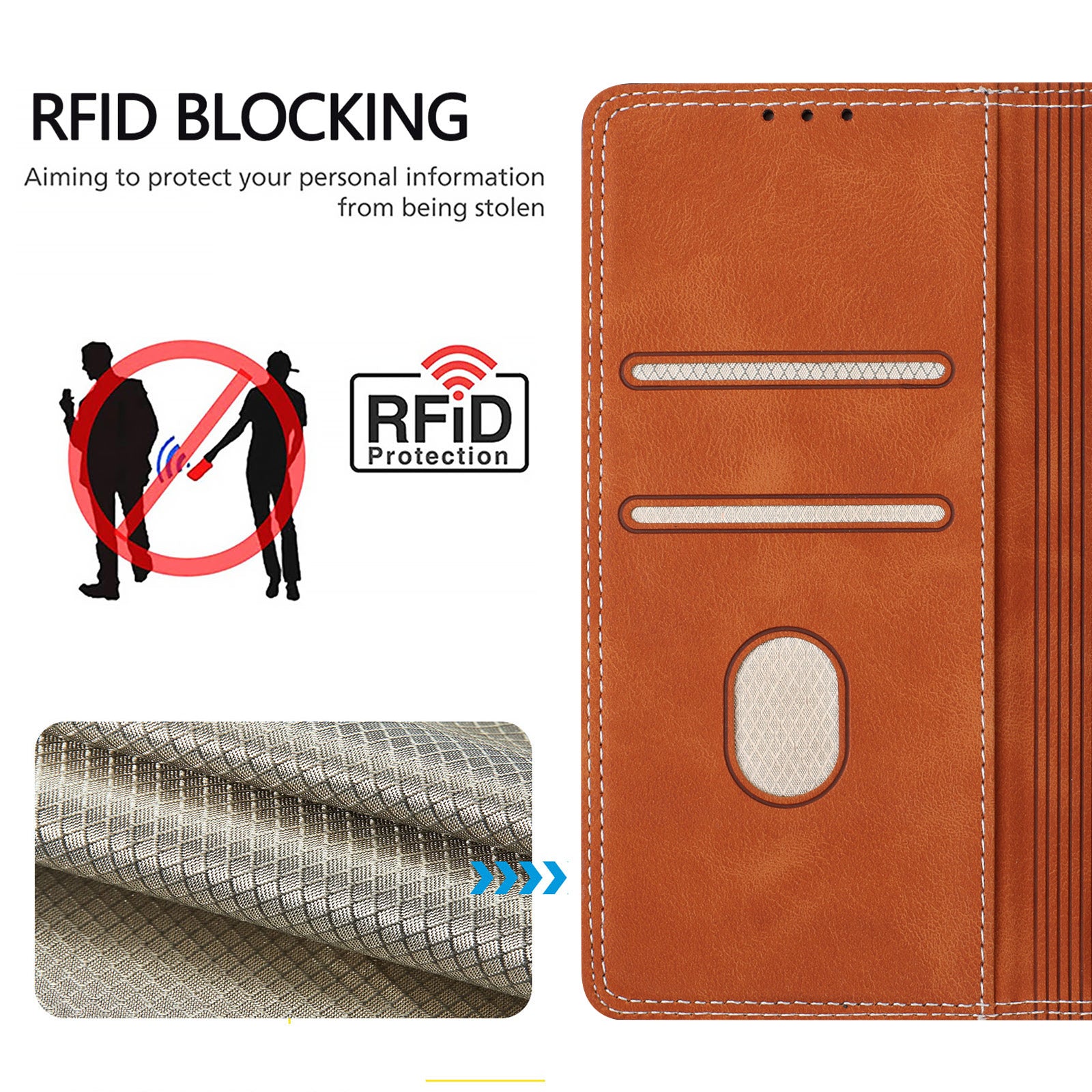 For Motorola Edge 70 5G Leather Case Skin Touch Color Splicing RFID Blocking Wallet Stand Phone Cover - Brown / Black