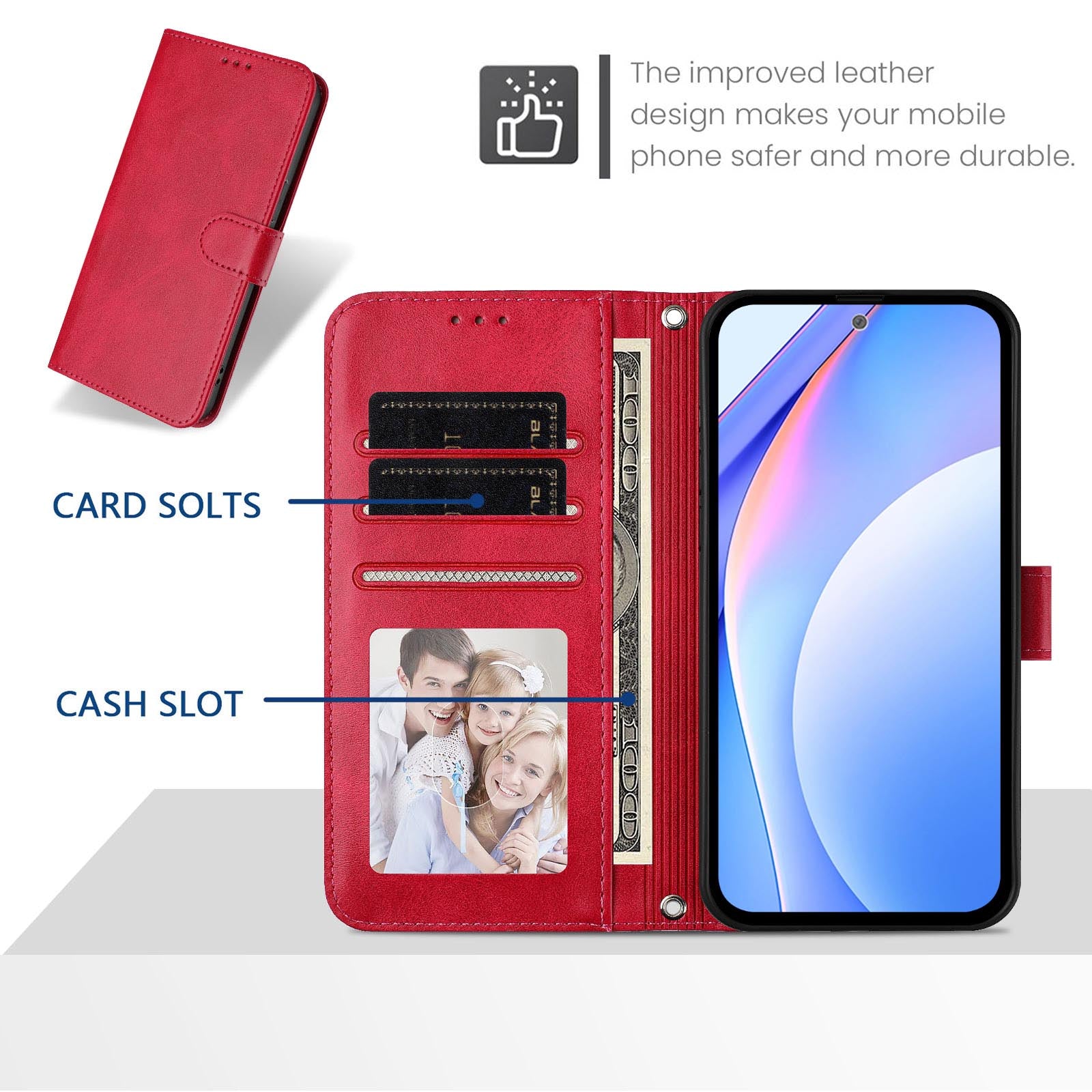 For Motorola Edge 70 5G Wallet Case RFID Blocking Calf Texture Leather Stand Phone Cover with Strap - Rose