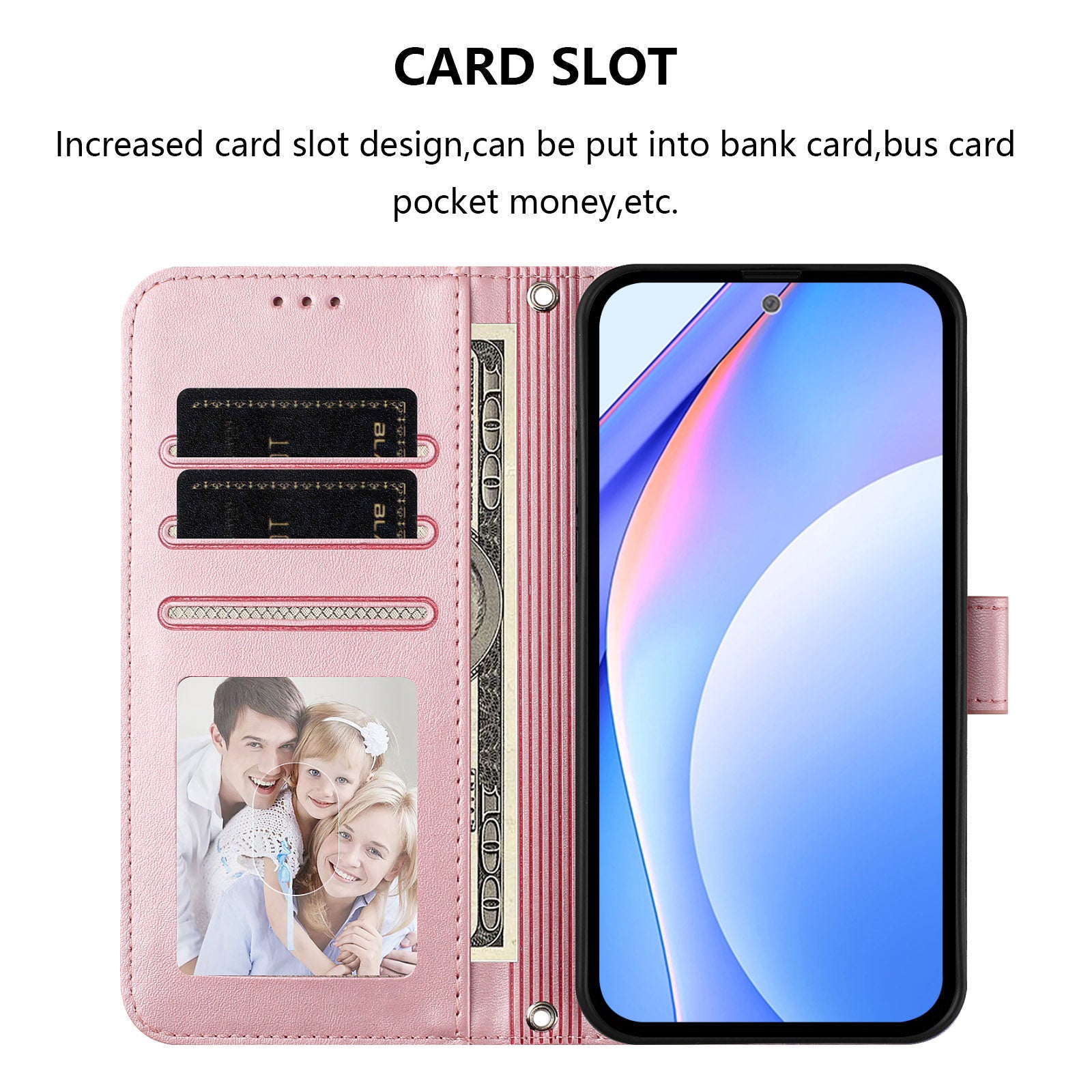 For Motorola Edge 70 5G Case Panda Imprint RFID Blocking Wallet Leather Phone Cover with Wrist Strap - Pink