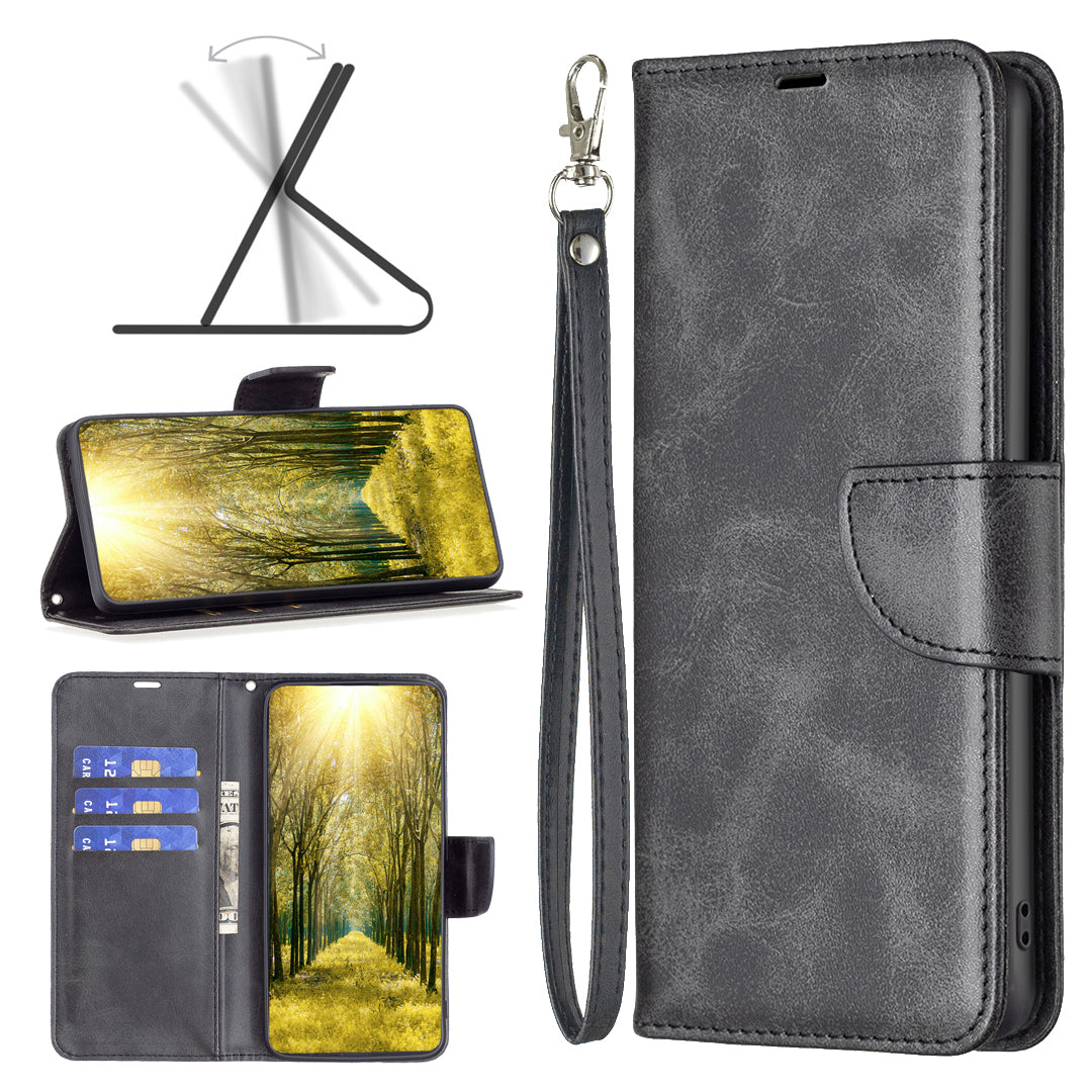 For Xiaomi Redmi Note 15 Pro 4G (Global) Case Shockproof PU Leather Cover with Wallet Card Slots - Black