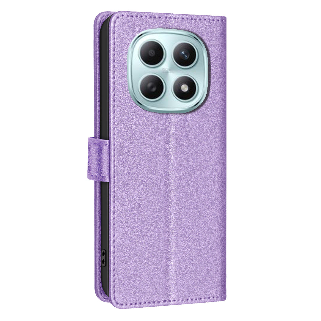 For Xiaomi Redmi Note 15 Pro 4G (Global) Leather Case BINFEN COLOR BF32 Wallet RFID Blocking Phone Cover - Purple
