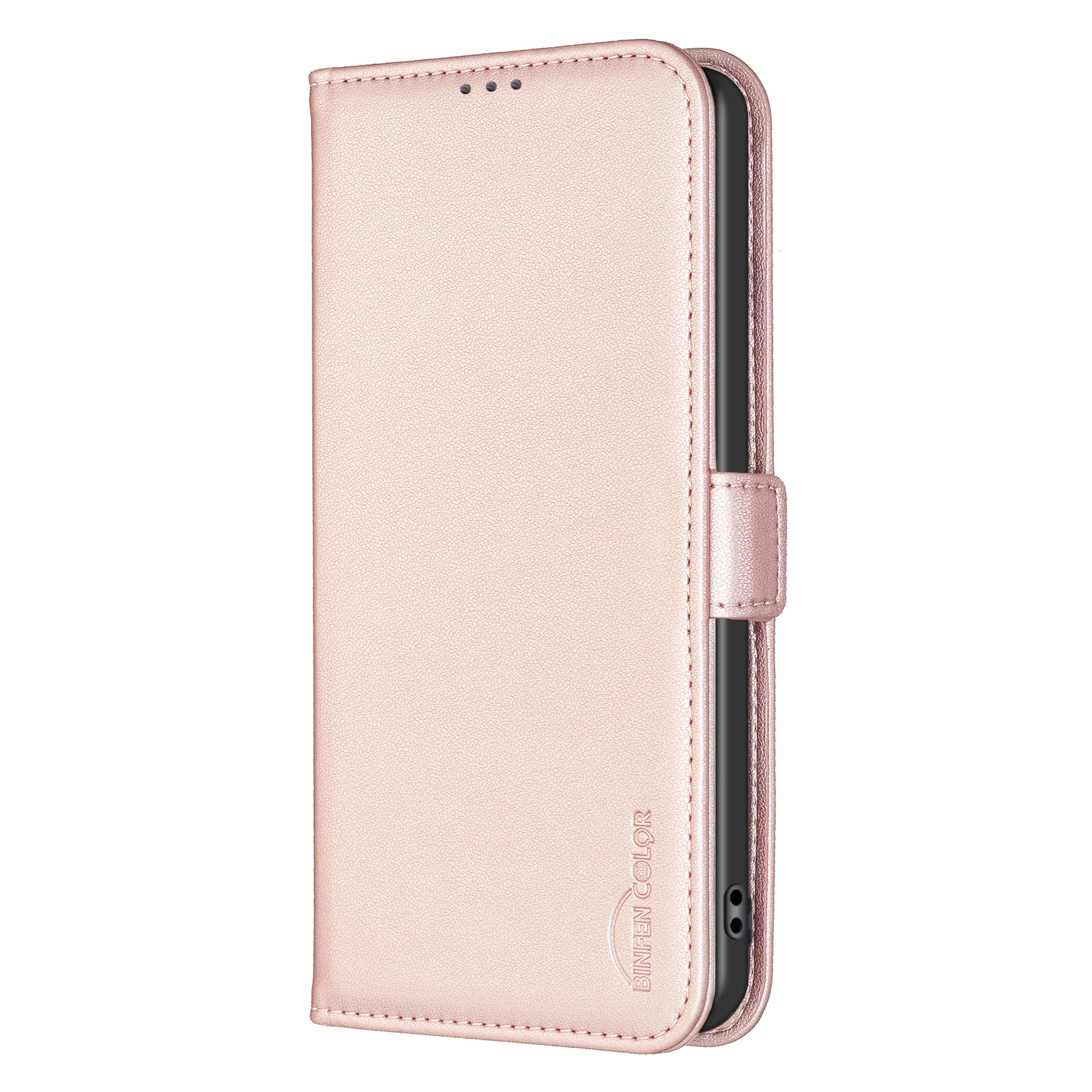 For Xiaomi Redmi Note 15 Pro 4G (Global) Case BINFEN COLOR BF31  PU Leather Flip Folio Phone Wallet Cover - Pink