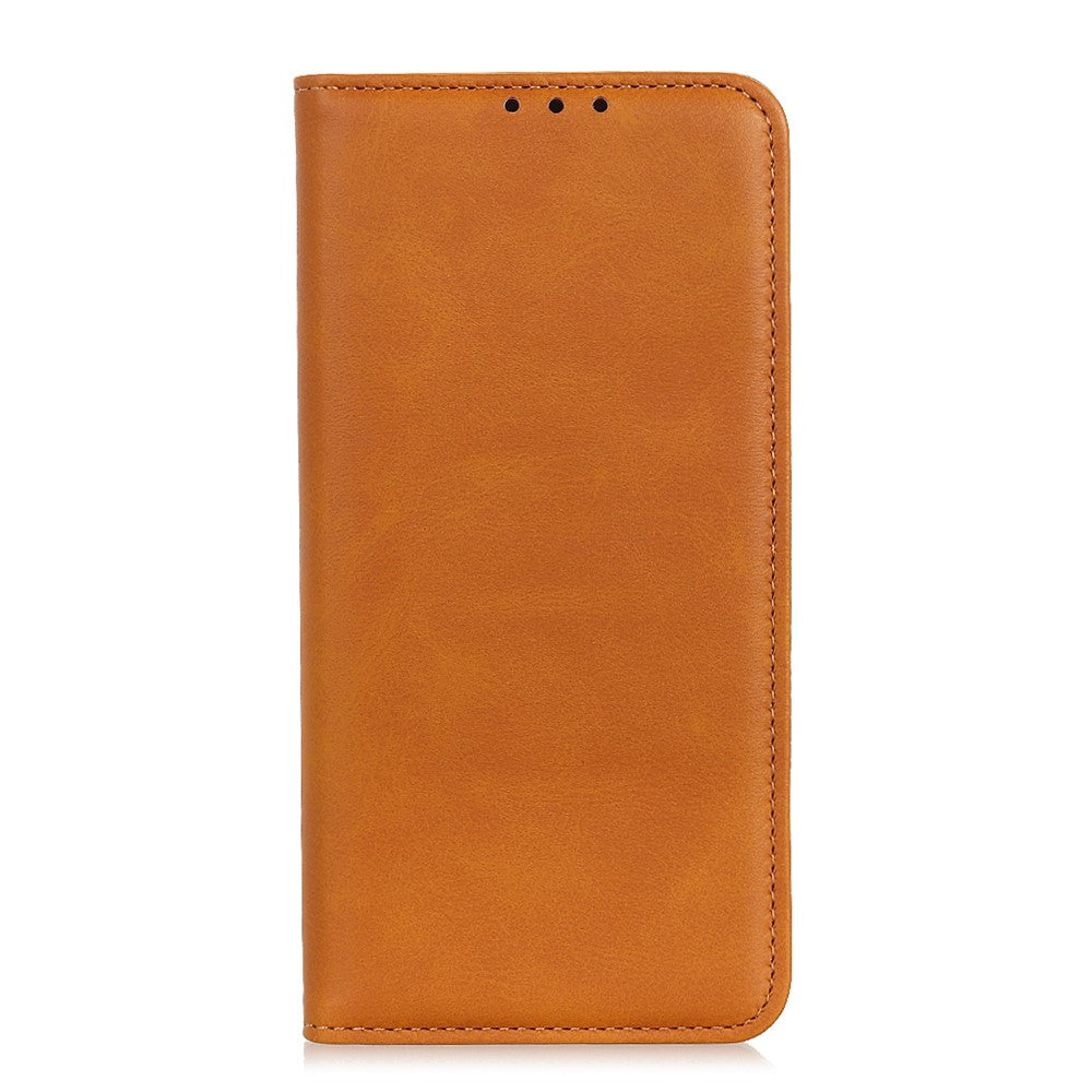 For Motorola Edge 70 5G Case Split Leather Flip Wallet Phone Cover - Brown
