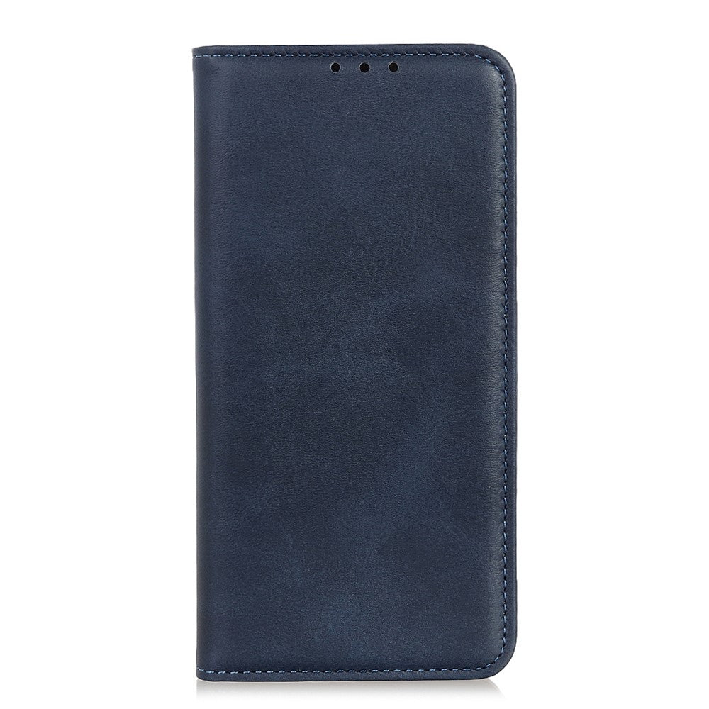 For Motorola Edge 70 5G Case Split Leather Flip Wallet Phone Cover - Blue