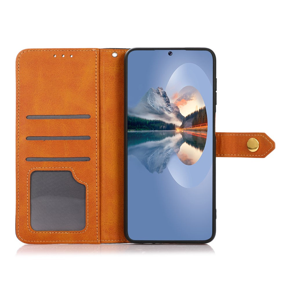 KHAZNEH For Motorola Edge 70 5G Wallet Phone Case Stand Leather Flip Cover - Blue