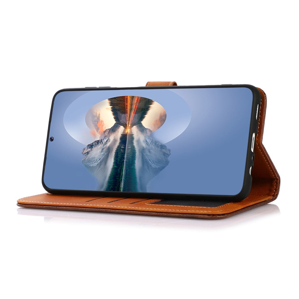KHAZNEH For Motorola Edge 70 5G Wallet Phone Case Stand Leather Flip Cover - Rose Gold