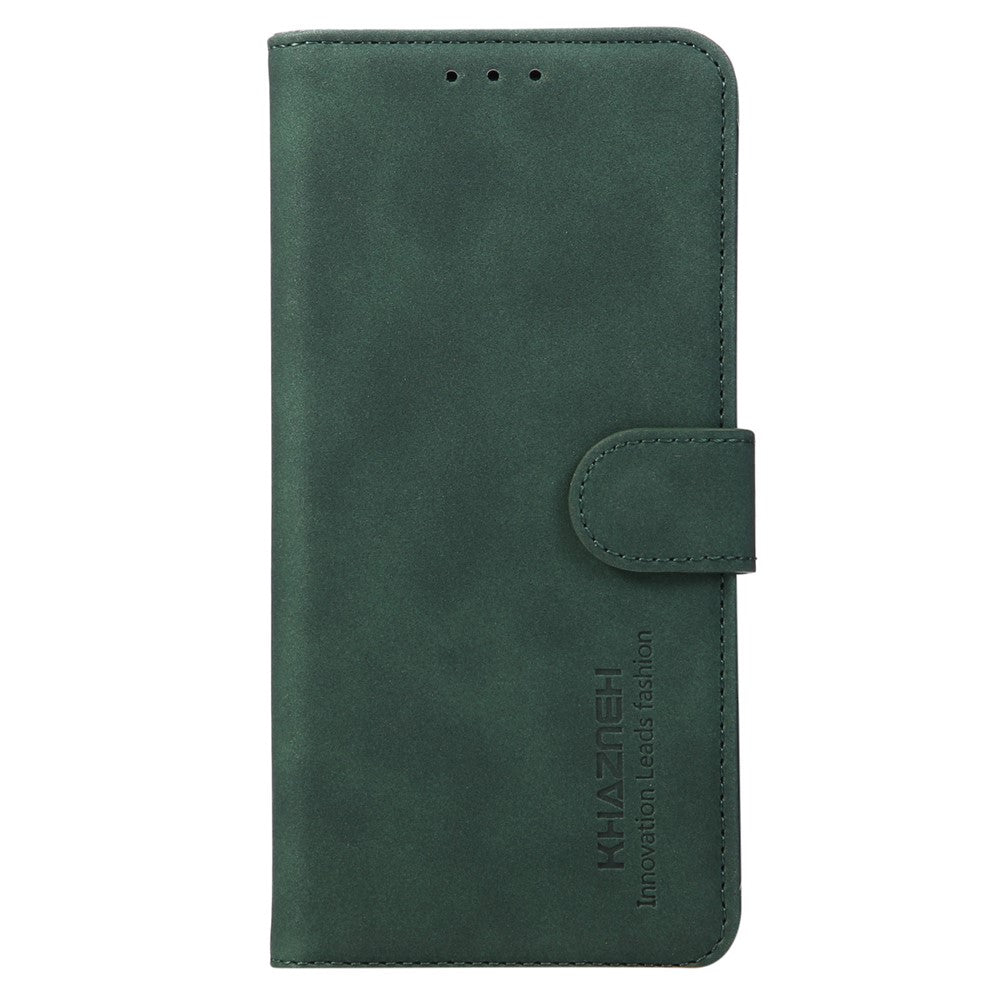 KHAZNEH For Motorola Edge 70 5G Case Anti Scratch PU Leather Wallet Stand Phone Cover - Green