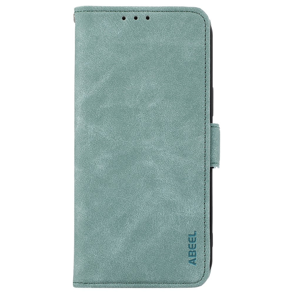 ABEEL For Motorola Edge 70 5G Case PU Leather Folio Stand View RFID Blocking Phone Cover - Baby Blue
